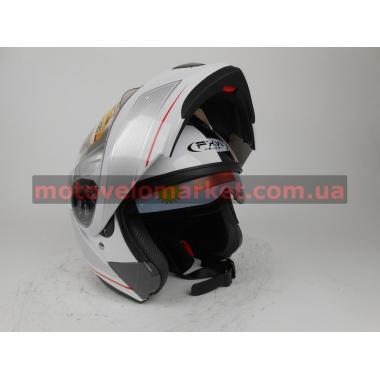 МОТОШЛЕМ FXW HF-119 (МОДУЛЯР) БЕЛЫЙ